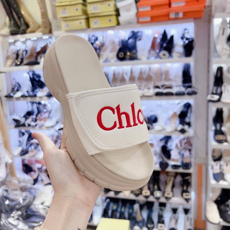 Dép Sandal Chleé phiên bản độn đế tăng chiều cao - Dép Chleé đế dày