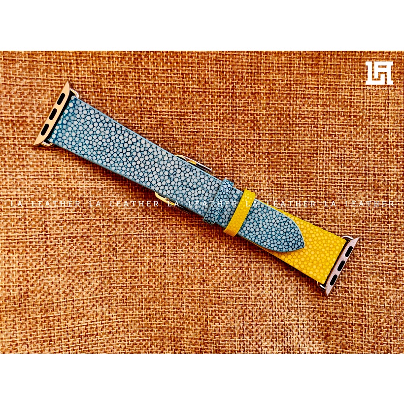 Dây đồng hồ cho Apple Watch da c.á đuối handmade