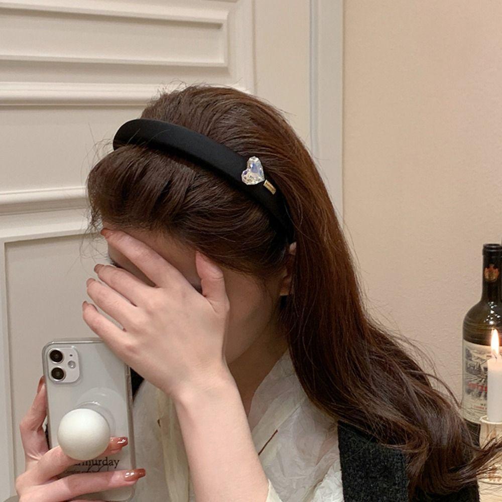 Băng Đô Cài Tóc Hình Trái Tim Thời Trang Thu Đông Cho Nữ