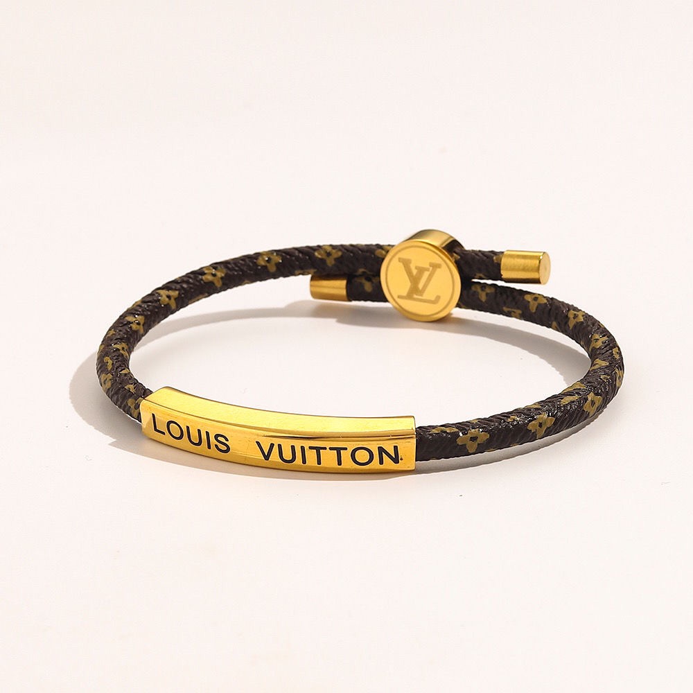 Vòng Tay Louis Vuitton LV Phong Cách Cổ Điển Thời Trang Cho Cặp Đôi
