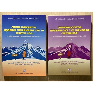 Sách - Combo Chinh phục đề thi học sinh giỏi 9 và thi vào 10 chuyên Hóa