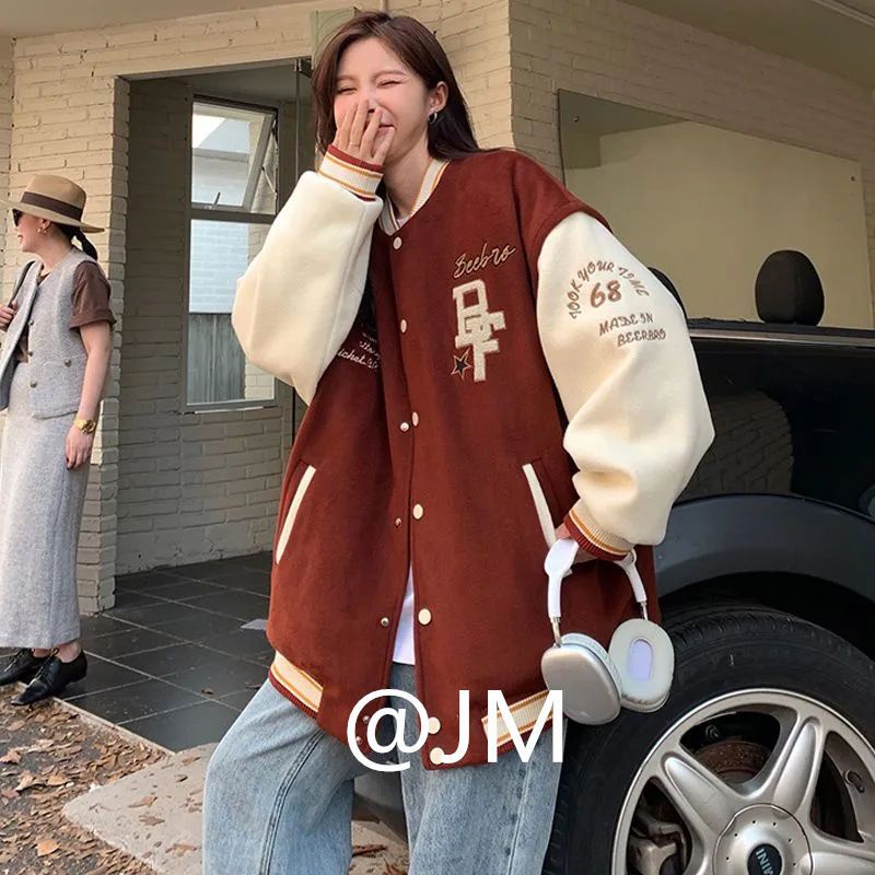 Áo Khoác Dáng Rộng Thiết Kế Mới Thời Trang Mùa Thu Đông Theo Phong Cách