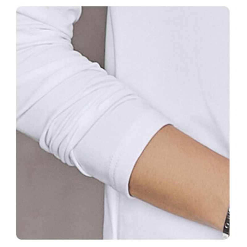 Áo Thun Tay Dài Cổ Tròn In Họa Tiết Thời Trang Hàn Quốc Cho Nam