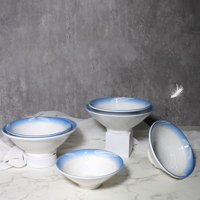 Tô tròn 23cm dùng ăn mì, ăn bún, phở... bằng melamine cao cấp