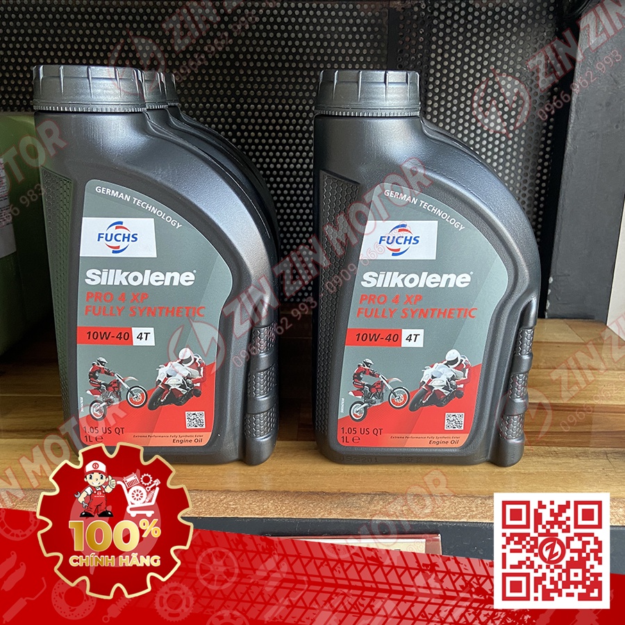 Nhớt Fuchs Silkolene Pro 4 10W40 Full Tổng Hợp - Zin Zin Motor