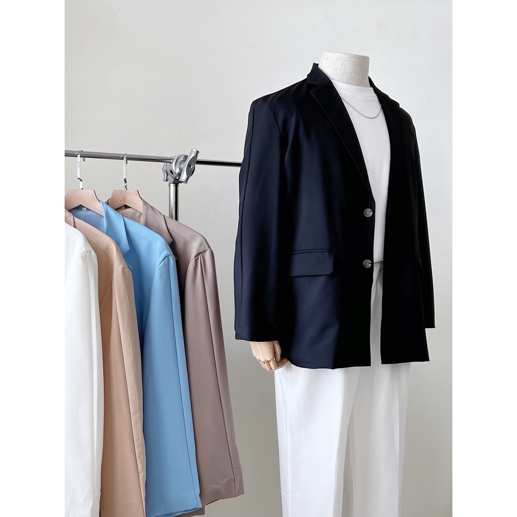 Áo khoác blazer nam form rộng, áo khoác nam phong cách Hàn Quốc thương hiệu MAZIFY