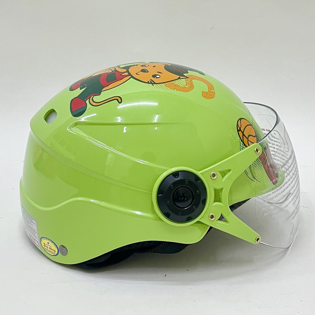 Mũ bảo hiểm Trẻ em CHITA HELMETS CT25(K) tem Mèo bóng rổ