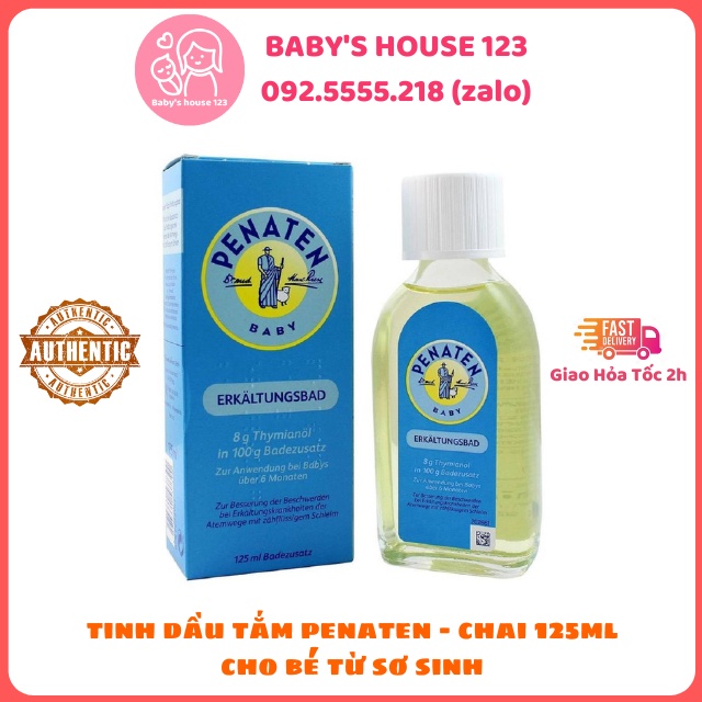 Tinh Dầu Tắm Chống Cảm Cúm Penaten Chuẫn Đức - Chai 125ml