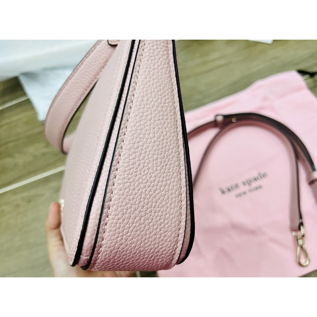 Túi Kate spade Hudson Medium Convertible Crossbody màu hồng nhạt HÀNG CHÍNH HÃNG