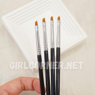Cọ vẽ liner Sigma E06 Wingled Eyeliner - Cọ kẻ liner gel/ phấn siêu mảnh - cọ trang điểm mắt
