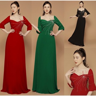Đầm dạ hội thiết kế trung niên sang chảnh - Mua váy dạ hội dự tiệc