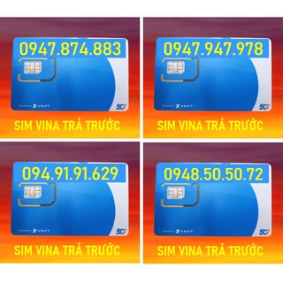 Sim vinaphone giá rẻ, sim trả trước chính chủ đảm bảo