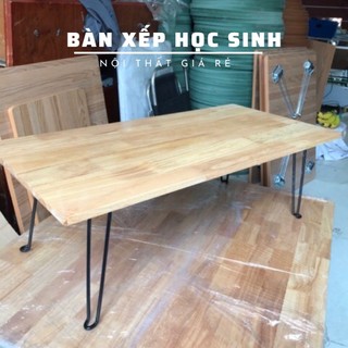 [Mã LIFEBKA5 giảm 10% tối đa 1 Triệu đơn 500k] Bàn Gỗ, Bàn Xếp Học Sinh Sinh Viên (R40xD80xC28)