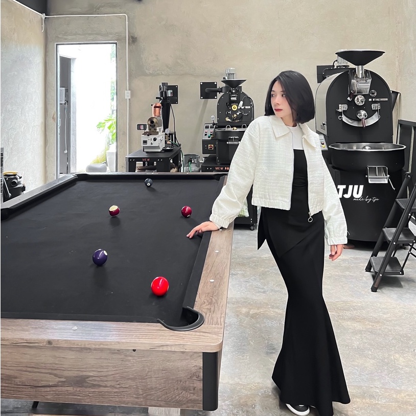 Áo khoác dạ dáng ngắn MUSLIN COAT (T-Ju thiết kế)