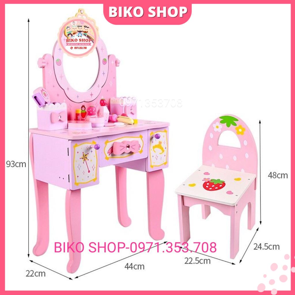 Đồ chơi bàn trang điểm dâu tây cỡ lớn 93cm-98cm cho bé