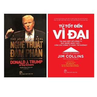 Sách - combo 2q nghệ thuật đàm phán + từ tốt đến vĩ đại.