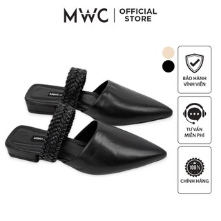 Dép MWC 3367 - Dép Sục Nữ Đế Bệt Quai Đan Siêu Xinh, Sục Đơn Giản Kèm Quai Đan Ngang Sành Điệu