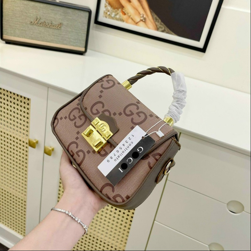 Túi Xách Túi Xách Nữ Cầm Tay Đeo Chéo Guxi Quai Xoắn Kiểu Dáng Thời Trang h30