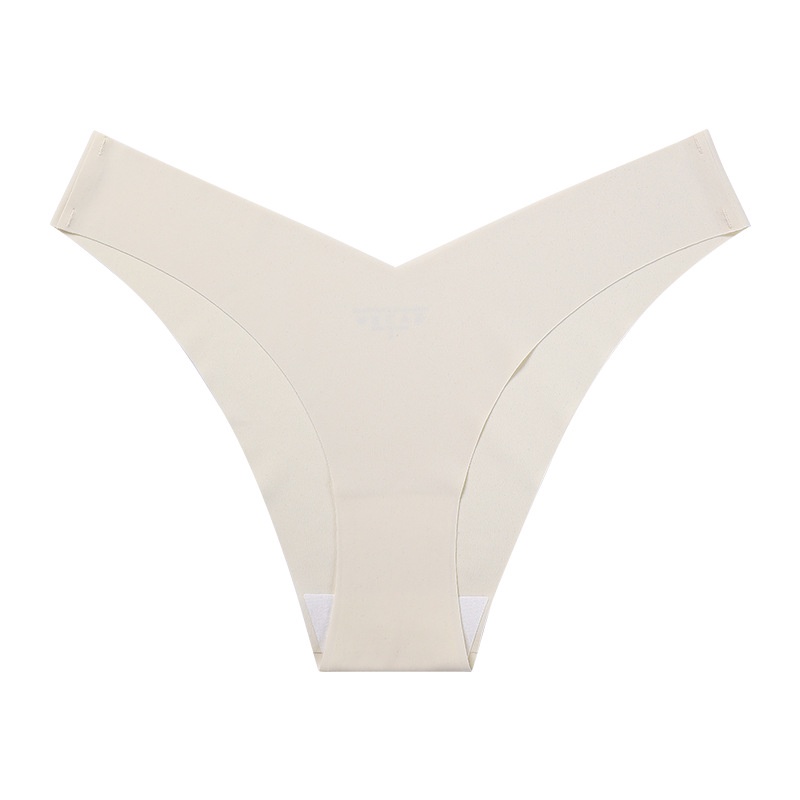 Quần Lọt Khe Trơn Không Viền Lót 100% Cotton Dáng V Cạp Thấp Joly LAEM
