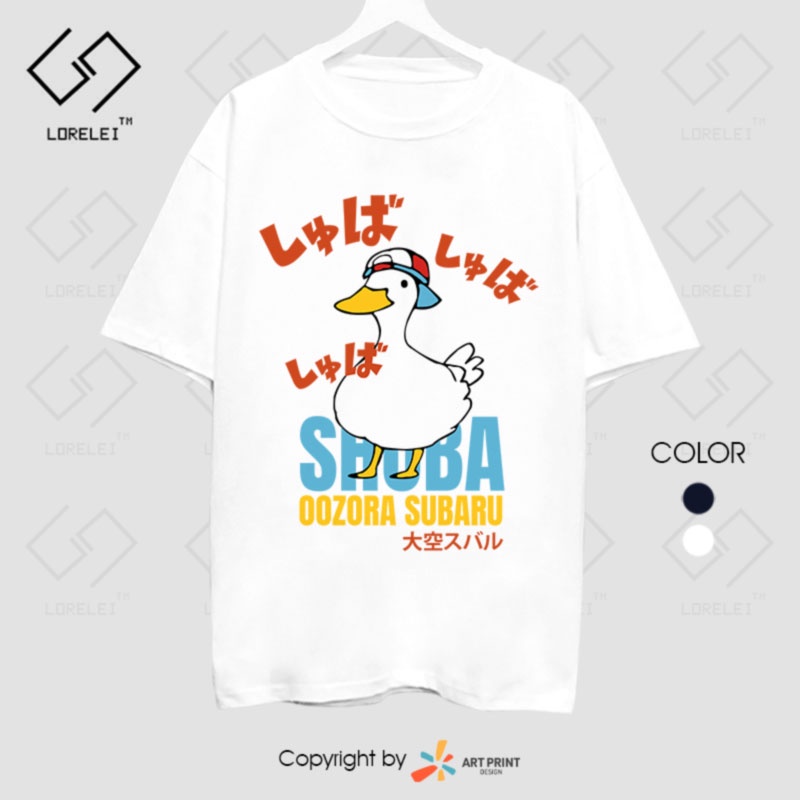 Áo thun Hololive Oozora Subaru  ngắn tay
