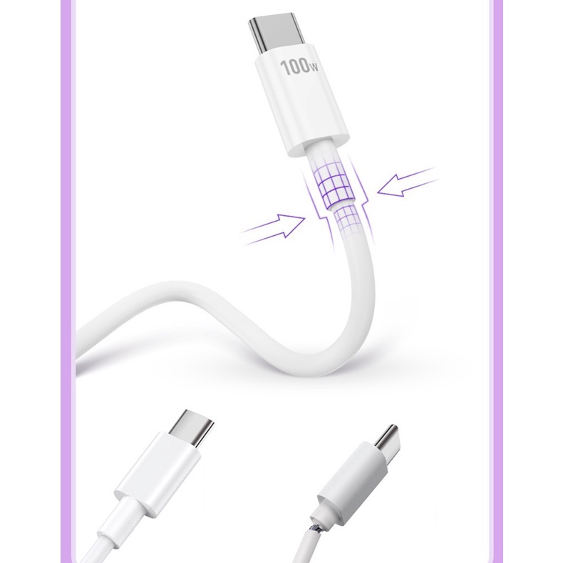 CHÍNH HÃNG Dây cáp 2 đầu wekome đa năng 100W 20W 2 đầu sạc nhanh IP 11 12 13 14 PRO PLUS MAX CÁC ĐIỆN THOẠI