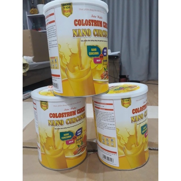 {Tổng kho} COMBO 3 (mua 3 tang 1 = 4) lon 900g: Sữa nghệ v108 Colostrum canxi nano cuủcumin