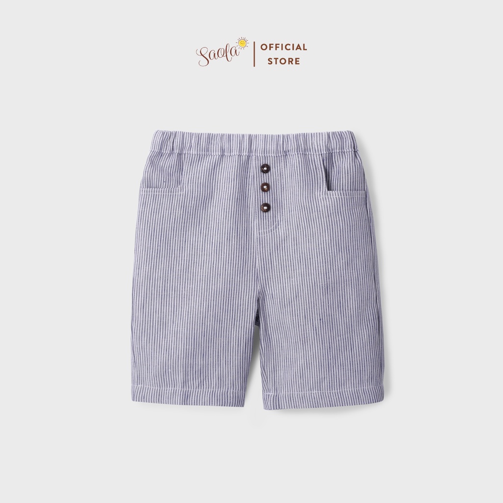 Quần Short Linen Cho Bé - ROY SHORTS - PAL007 - SAOLA KIDS CLOTHING