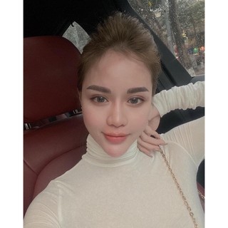 Áo thun giấy cổ lọ ( kèm ảnh thật)