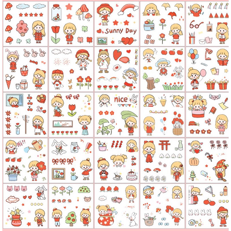 Sticker Cute Dán Sổ