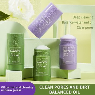 Mặt nạ dạng lăn MEIDIAN Mask Stick chiết xuất trà xanh và cà tím