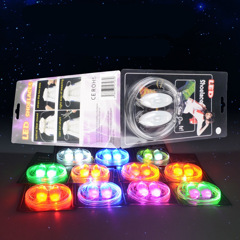 Dây Giày Thể Thao Gắn Đèn LED Phát Sáng Độ Bền Cao