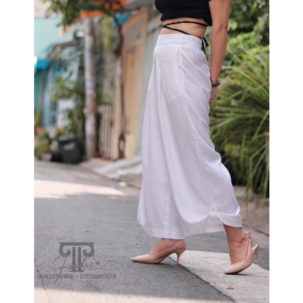 QUẦN LINEN ỐNG RỘNG THIẾT KẾ 8,5 TẤC ( 43-70KG)