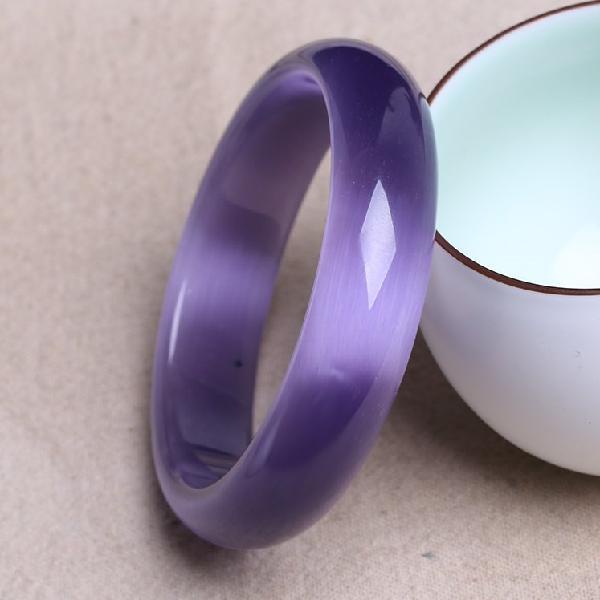 Vòng Tay Đá opal Màu Tím Thời Trang Phong Cách Hàn Quốc Cho Nữ