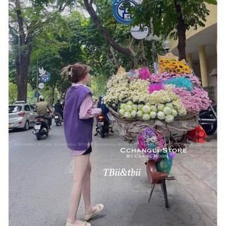 Set áo gile len thừng kèm sơ mi chuẩn Chang Moon