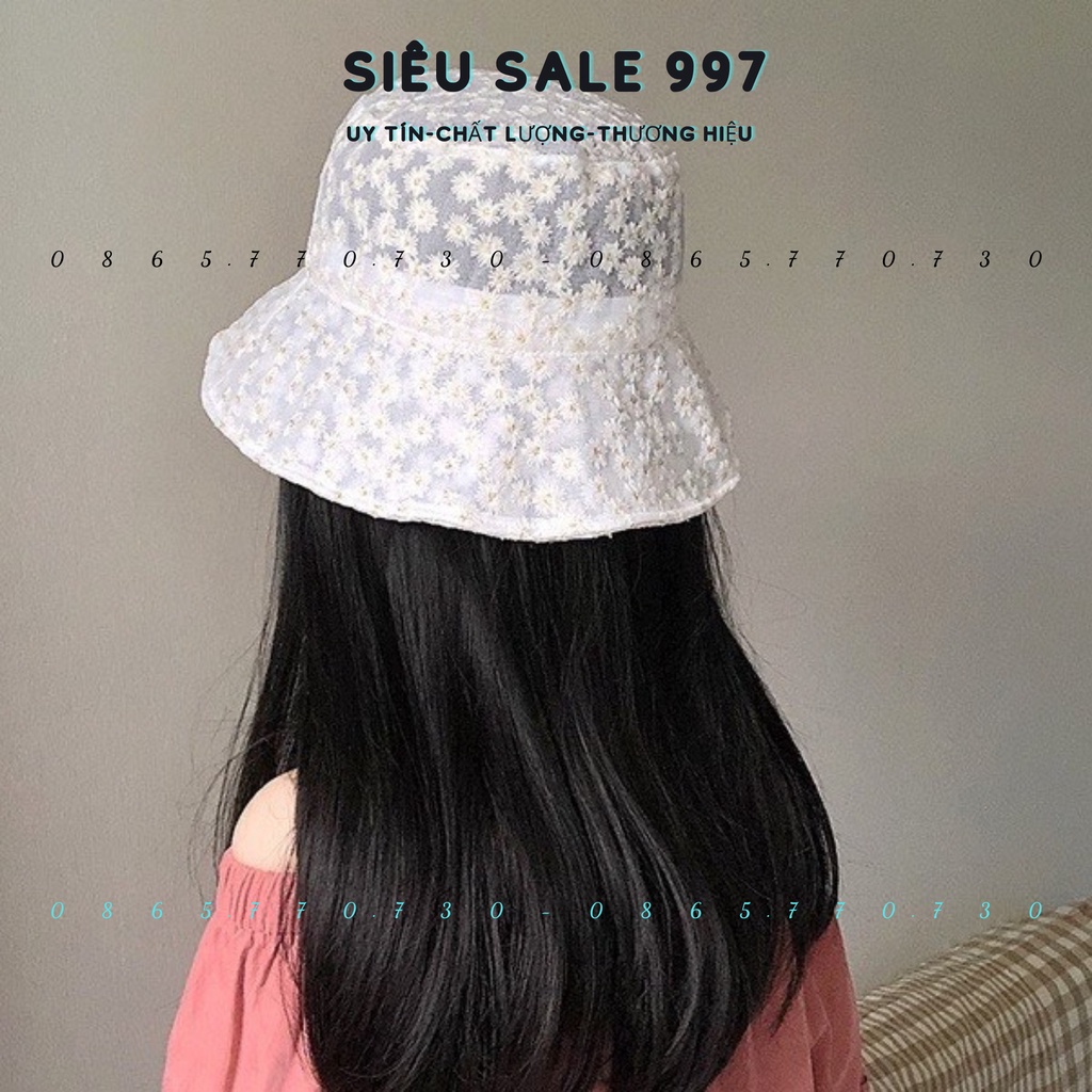 MŨ TAI BÈO QC HOA CÚC NỔI CÓ GỌNG ĐIỀU CHỈNH DỄ MANG