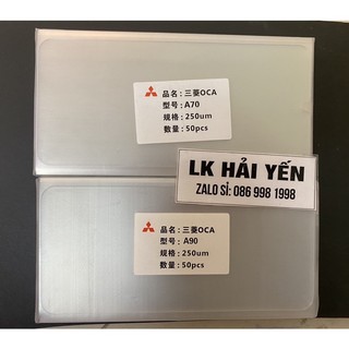 Keo ép kính oca a70.a90 1bịch = 50 miếng
