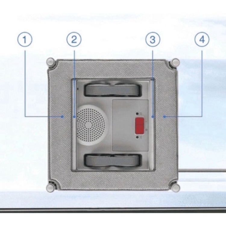 Robot lau kính Ecovacs winbot wa50 siêu sạch bản trưng bày