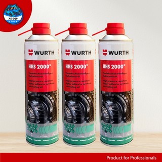 Mỡ bò nước dạng xịt HHS 2000 Wurth 0893106 (Chai 500ml)