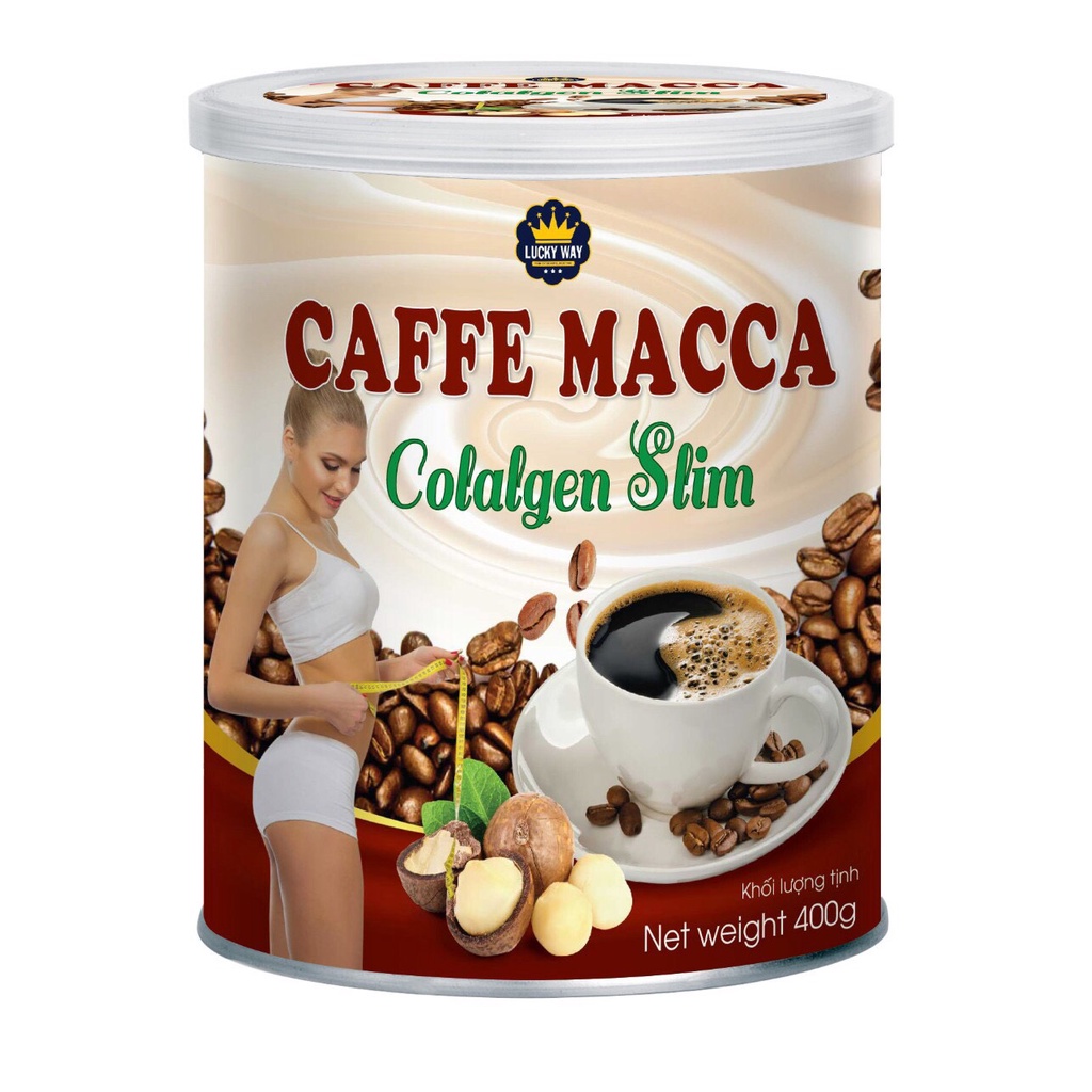 Caffe Giảm Cân Macca Collagen Slim Giúp Tăng Cường Chuyển Hóa Chất Béo, Làm Tiêu Tan Mỡ Thừa,Giảm Cân Hiệu Quả, An Toàn