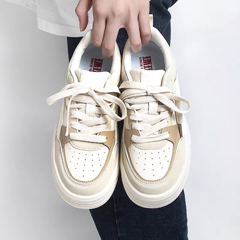 Giày thể thao phối màu hoạ tiết chất bao xịn