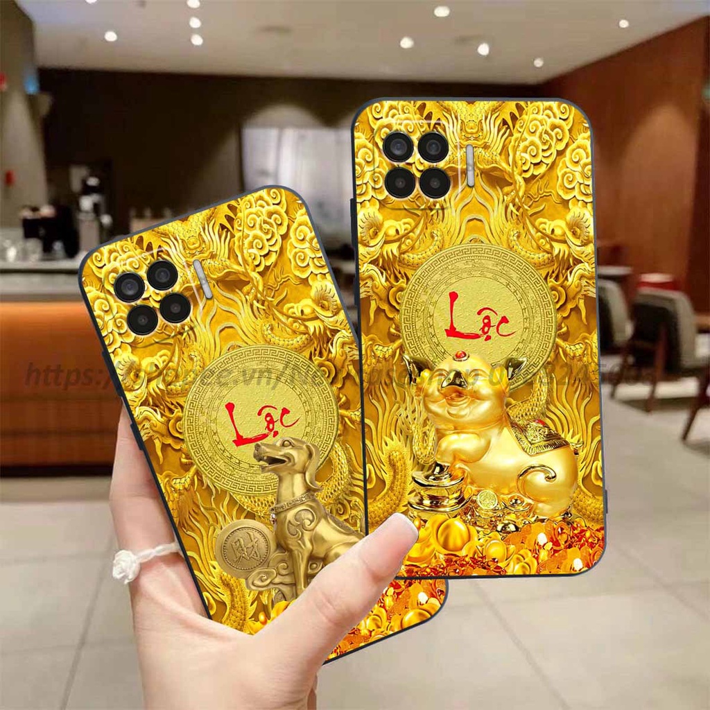 Ốp Oppo A73 / A93 in hình 12 Con Giáp Tài Lộc 3D