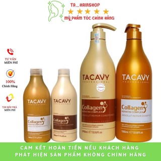 Dầu Gội TACAVY COLLAGEN ngăn rụng, ngăn gùa, ngăn dầu, siêu mượt Size: 500ml - 1000ml