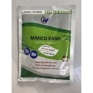Manco xanh thuốc trừ bệnh gói 100gram - Diệt nấm bệnh-Bổ sung vi lượng Zn-Mn