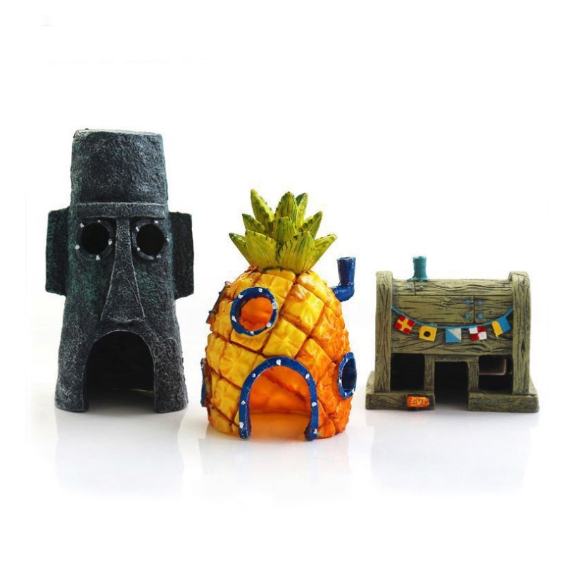 Mô Hình Nhân Vật Krusty Krab Chum Trong Phim Hoạt Hình Anime Bằng Bọt Biển