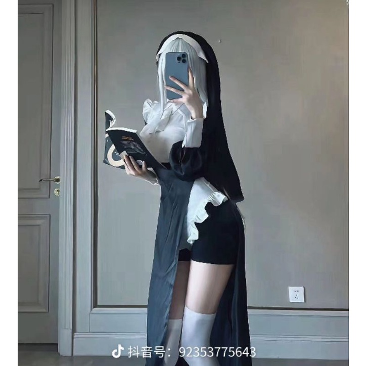 Trang phục váy tu nữ gợi cảm cosplay siêu hot | BigBuy360 - bigbuy360.vn