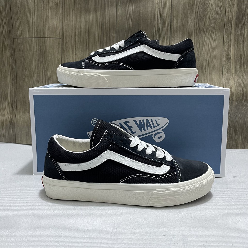Giày Sneaker 𝐕𝐀𝐍𝐒 Slipon Caro Vault , 𝐕𝐀𝐍𝐒 Vault Old Skool Đen Cực Hot Nam Nữ Full Box