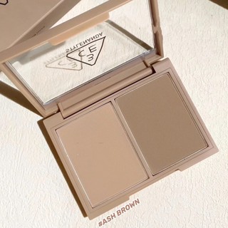  Phấn Tạo Khối 3CE Contour Shading 8.5g ASH BROWN Tone Nâu Lạnh 
