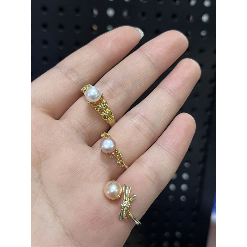 Nhẫn Ngọc Trai Nước Ngọt Tự Nhiên