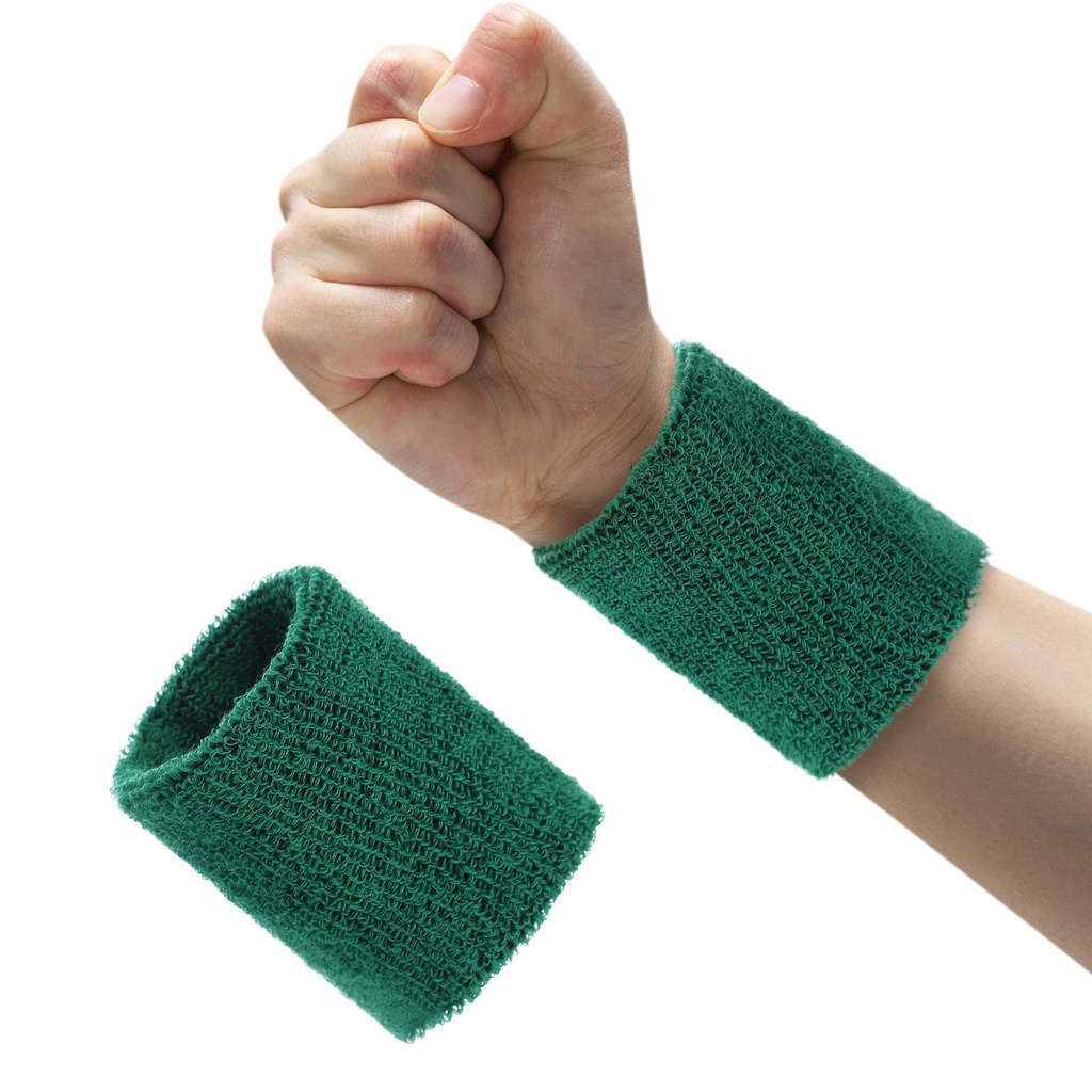 Băng Đeo Cổ Tay Co Giãn Thấm Hút Mồ Hôi Màu Tím Nhạt Dành Cho Người Lớn Và Trẻ Em