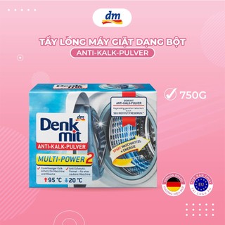 Viên Tẩy Lồng Máy Giặt Denkmit Anti Kalk Tabs Hộp 60 viên,  Giúp loại bỏ cặn lâu ngày trong máy giặt - DENKMIT18
